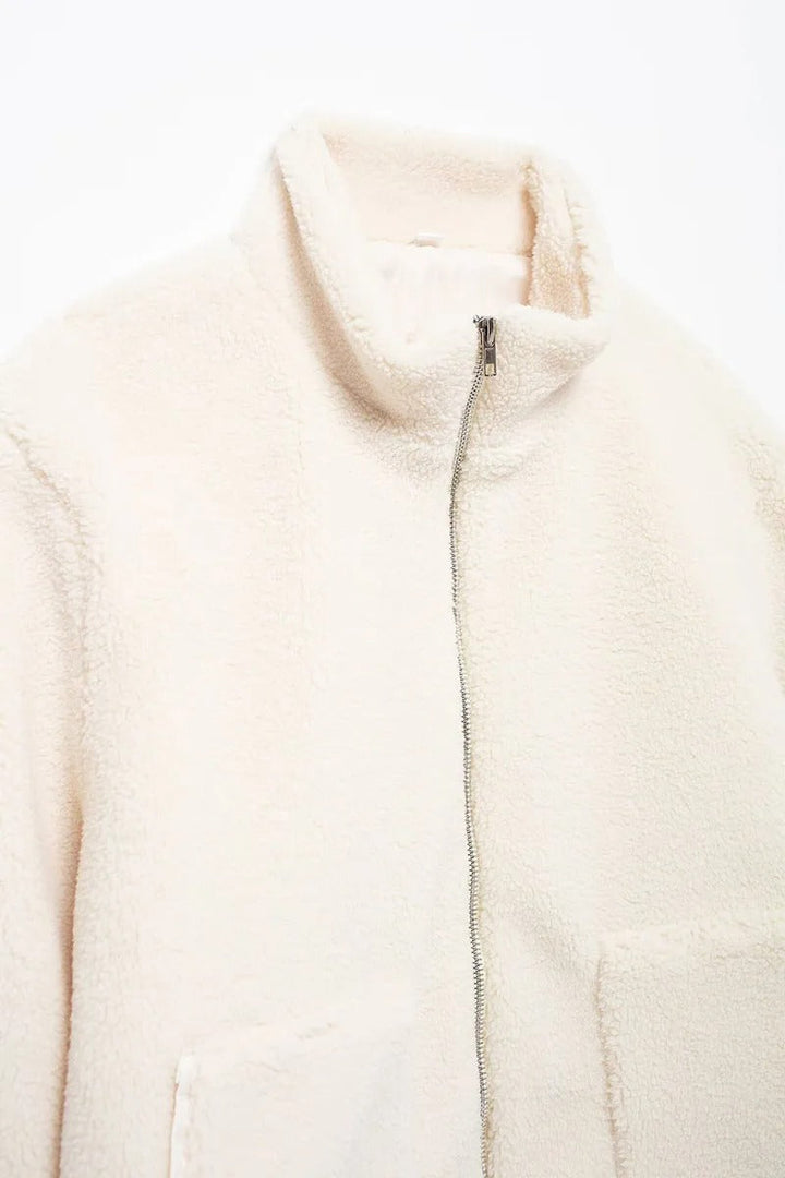 TARA OVERSIZED WARM FLEECE JACKET