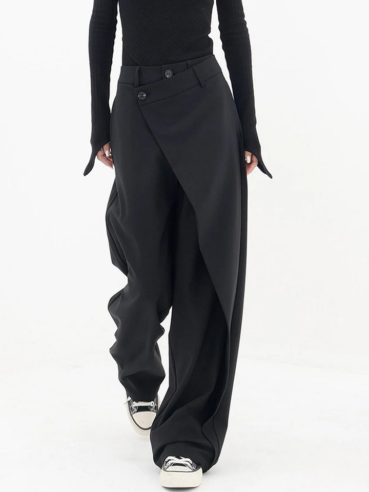 MARINA  BAGGY ASYMMETRIC TROUSERS