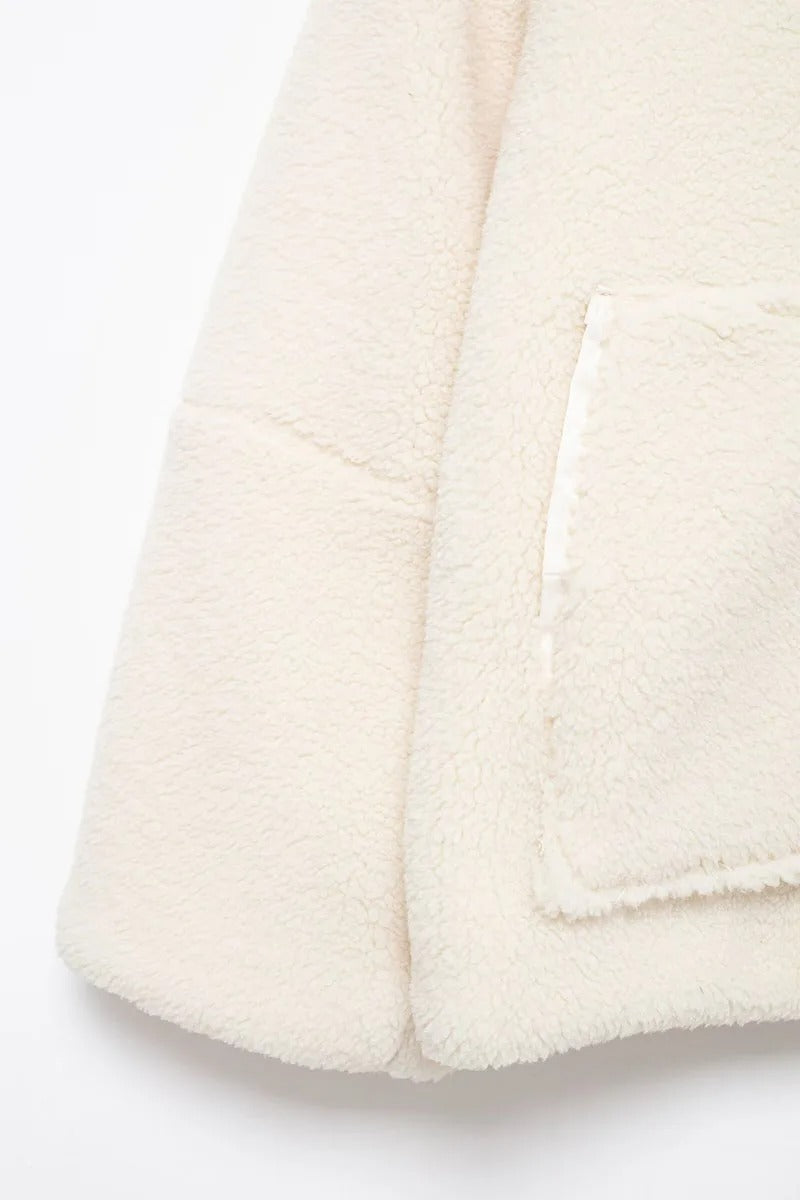 TARA OVERSIZED WARM FLEECE JACKET