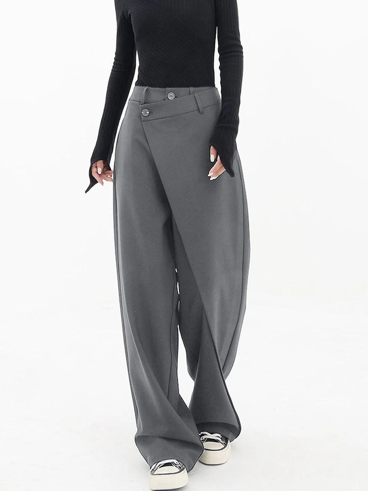 MARINA  BAGGY ASYMMETRIC TROUSERS