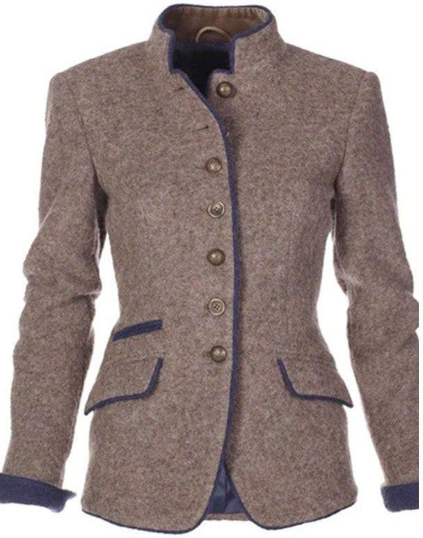 AURELIA ELEGANT AUTUMN JACKET WITH LONG SLEEVES