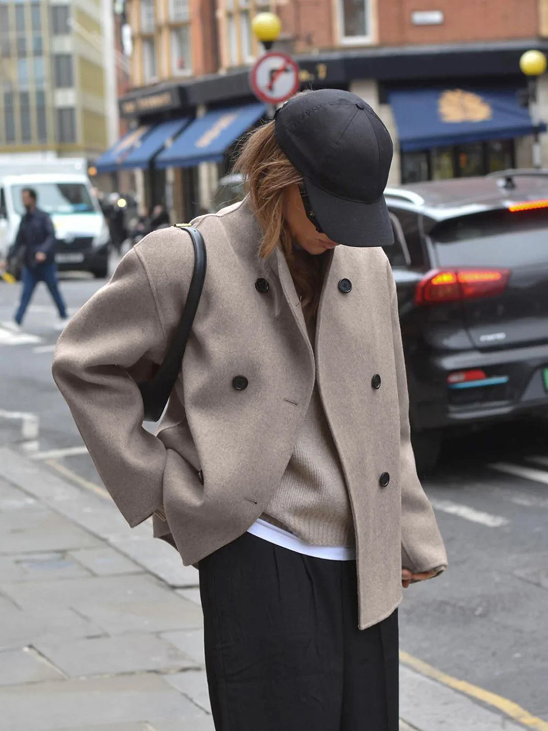 JADE OVERSIZED BUTTON DOWN JACKET