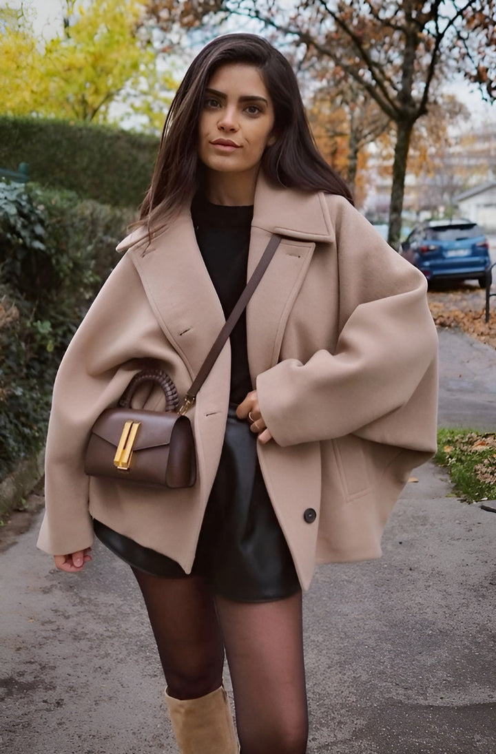 CHIARA TRENDY OVERSIZED WOOL JACKET