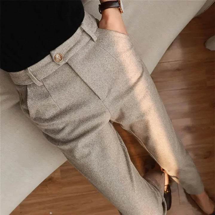 MARVIN TEXTURED TROUSERS