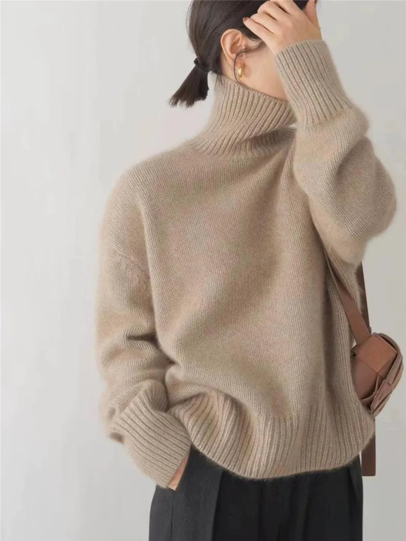 LINN SOFT TURTLENECK SWEATER