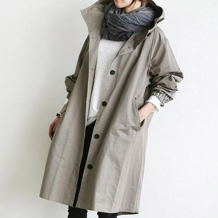 SINDY ELEGANT WATERPROOF TRENCH COAT