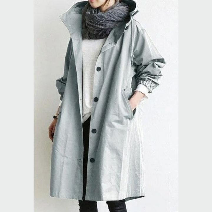 SINDY ELEGANT WATERPROOF TRENCH COAT