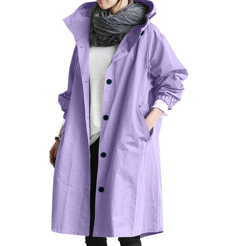 SINDY ELEGANT WATERPROOF TRENCH COAT