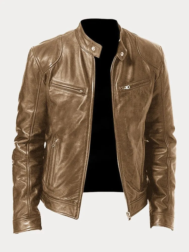 DUKE STYLISH LEATHER JACKET FOR MEN