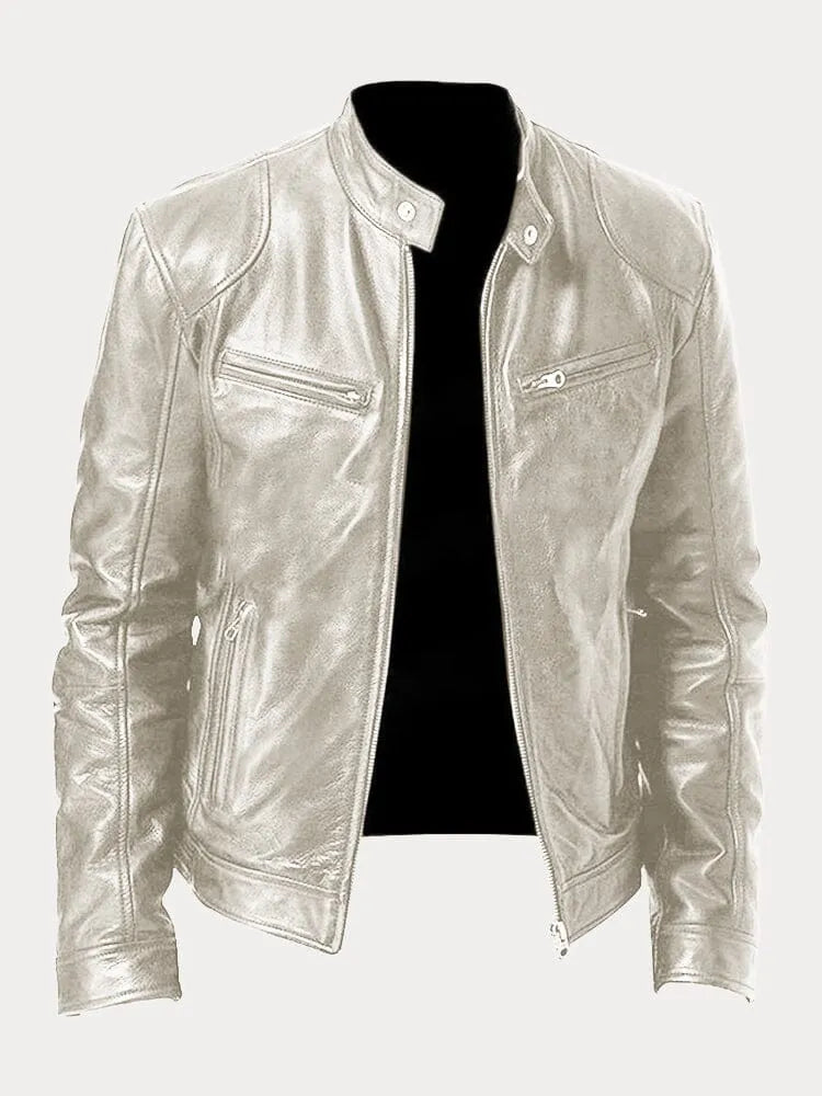 DUKE STYLISH LEATHER JACKET FOR MEN