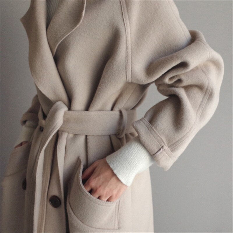 LUNA ELEGANT LONG COAT