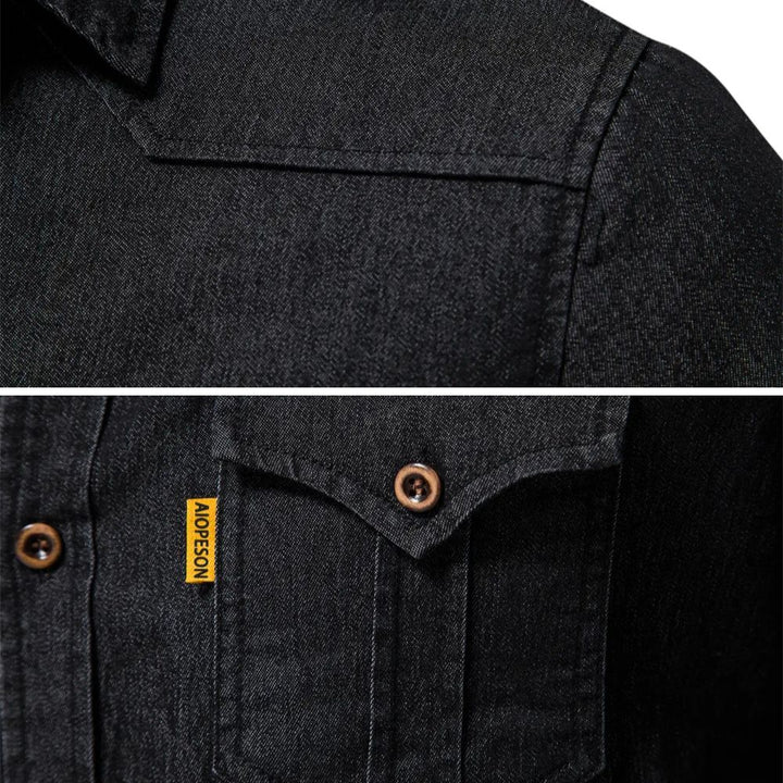 DREW TAILORED DENIM SHIRT