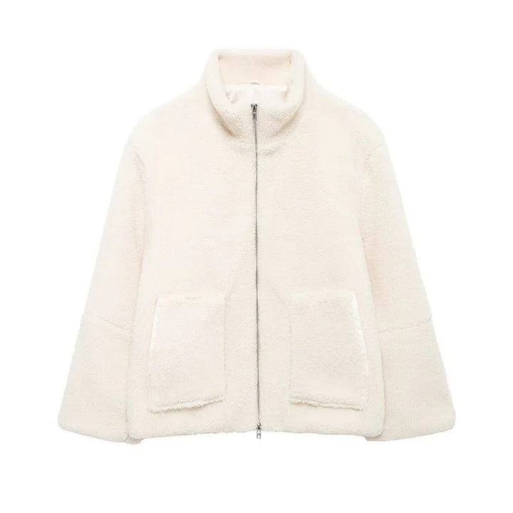 TARA OVERSIZED WARM FLEECE JACKET