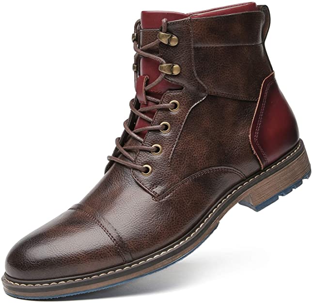 ANDREW HANDMADE OXFORD BOOTS MADE FROM HIGH-QUALITY LEATHER FOR MEN